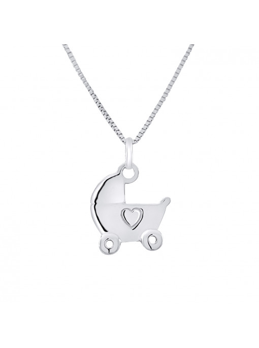 Pendentif Poussette Coeur