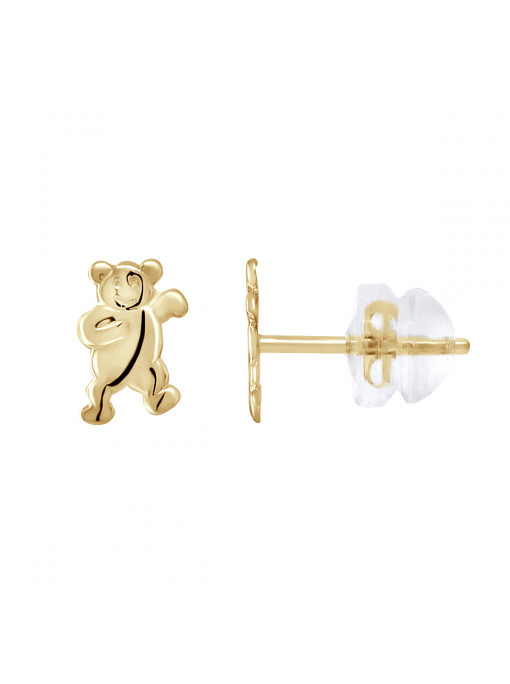 Boucles d 'Oreilles Nounours - Or Jaune