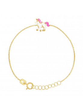 Bracelet licorne - Or