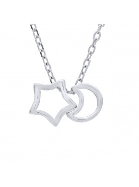 Collier lune et Etoile