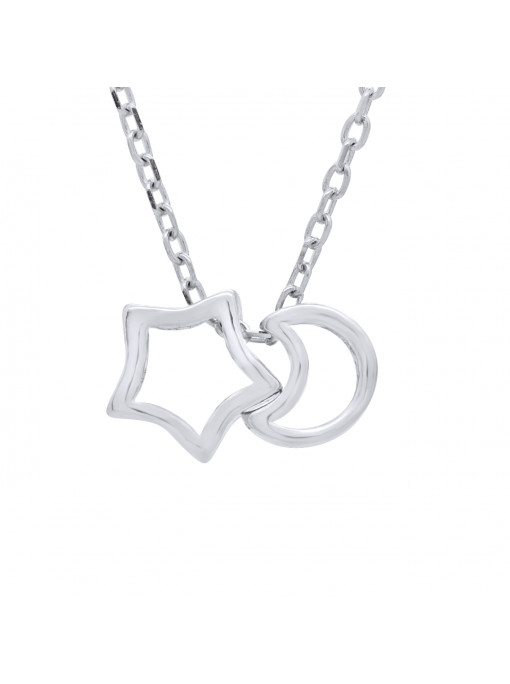 Collier lune et Etoile