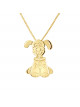 Pendentif Chien - Or Jaune