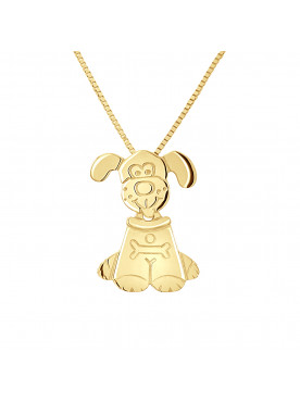 Pendentif Chien - Or Jaune