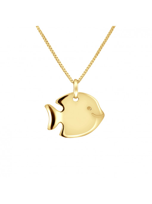 Pendentif Poisson - Or Jaune