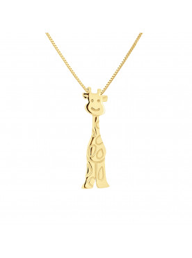 Pendentif Girafe - Or Jaune