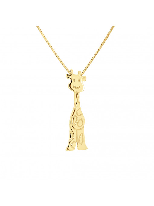 Pendentif Girafe - Or Jaune