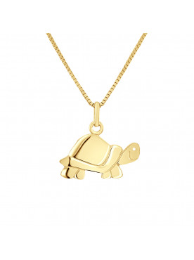 Pendentif Tortue - Or Jaune