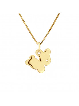 Pendentif lapin - Or Jaune