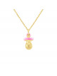 Pendentif TEtine Rose - Or Jaune