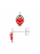 Boucles d'Oreilles Fraise