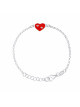 Bracelet Coeur Rouge