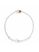 Bracelet Ourson Coeur Rouge