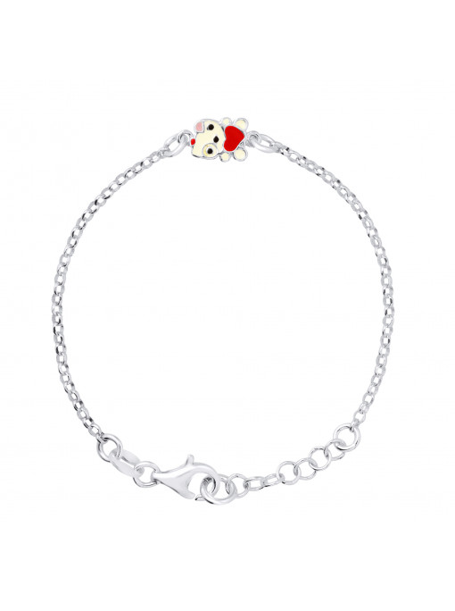 Bracelet Ourson Coeur Rouge