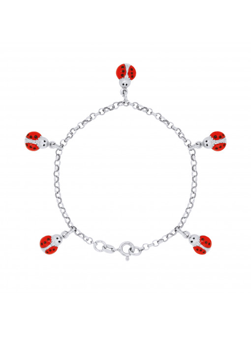 Bracelet Coccinelles