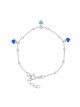 Bracelet Coeurs Bleu