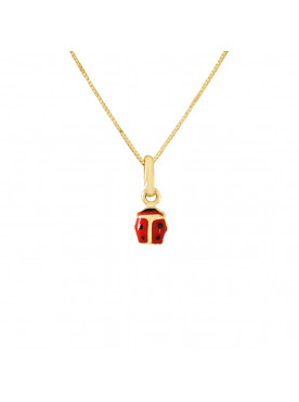 Pendentif Coccinelle - Or Jaune