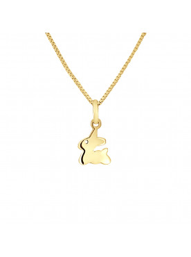 Pendentif lapin - Or Jaune